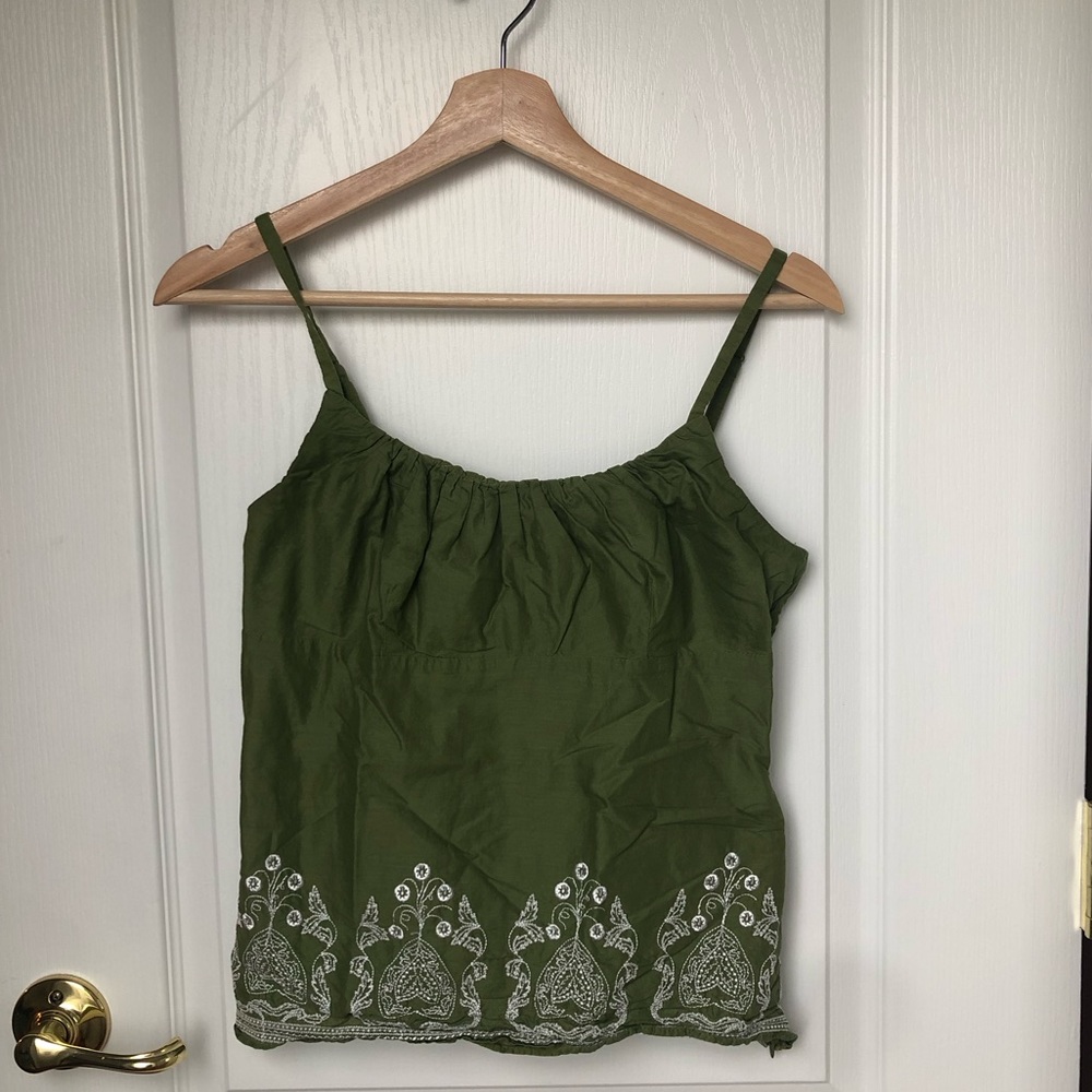 Ann Taylor Green Tank Top